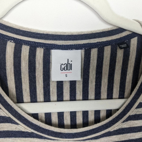 Cabi Striped Earnest Tee Long Sleeve - Picture 11 of 11